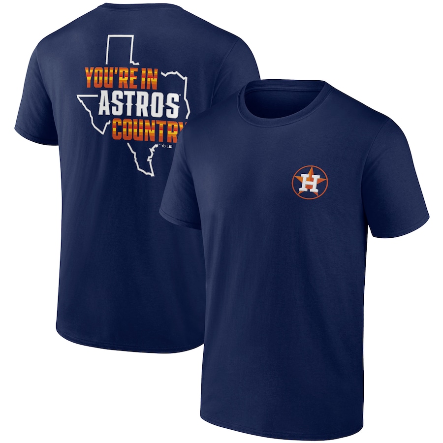 Men's Houston Astros Navy Iconic Bring It T-Shirt