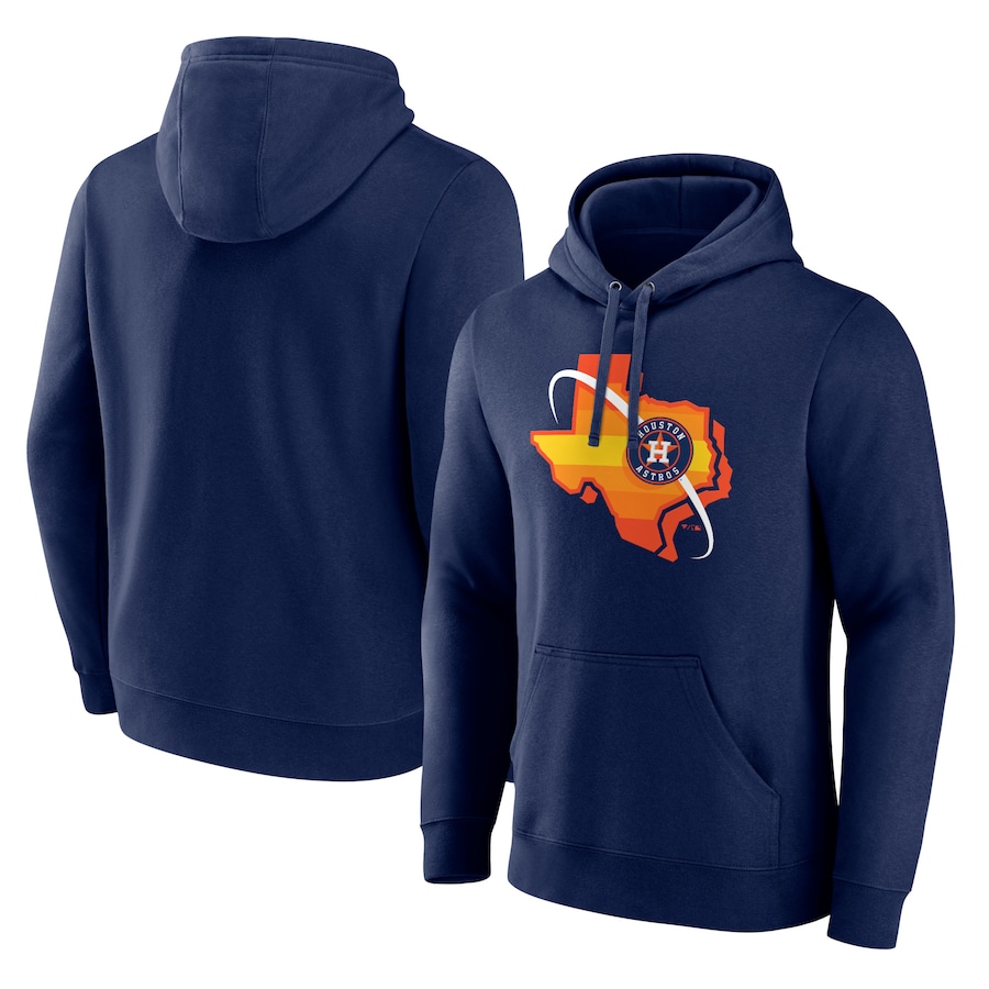 Men's Houston Astros Navy Paint the Black Pullover Hoodie Men's Houston Astros Navy Paint the Black Pullover Hoodie