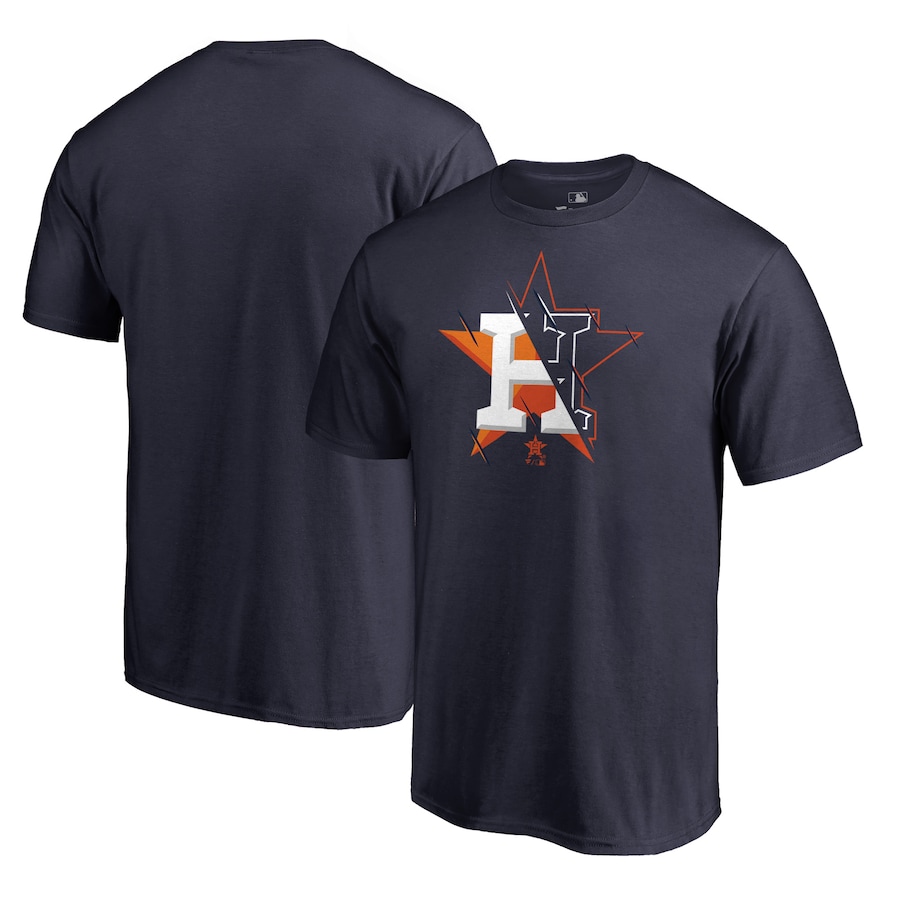 Men's Houston Astros Navy X-Ray T-Shirt Men's Houston Astros Navy X-Ray T-Shirt