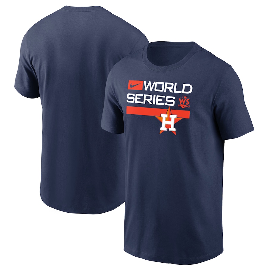 Men's Houston Astros Nike Navy 2022 World Series Authentic Collection Dugout T-Shirt Men's Houston Astros Nike Navy 2022 World Series Authentic Collection Dugout T-Shirt