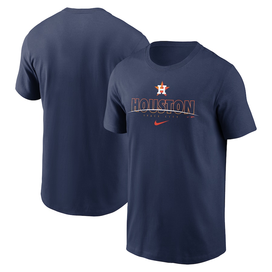 Men's Houston Astros Nike Navy Logo Local Team T-Shirt Men's Houston Astros Nike Navy Logo Local Team T-Shirt
