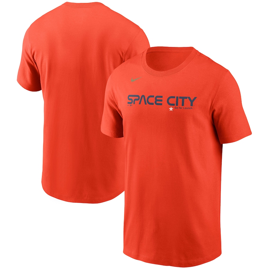 Men's Houston Astros Nike Orange 2022 City Connect Wordmark T-Shirt Men's Houston Astros Nike Orange 2022 City Connect Wordmark T-Shirt