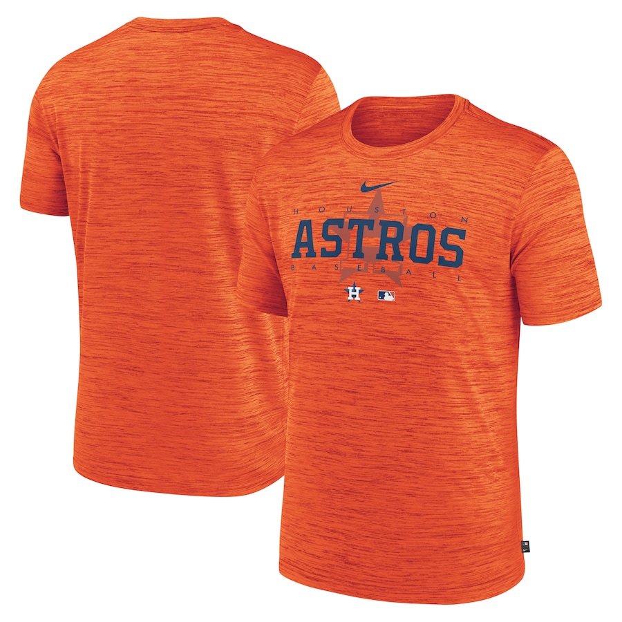 Men's Houston Astros Nike Orange Authentic Collection Velocity Performance Practice T-Shirt Men's Houston Astros Nike Orange Authentic Collection Velocity Performance Practice T-Shirt