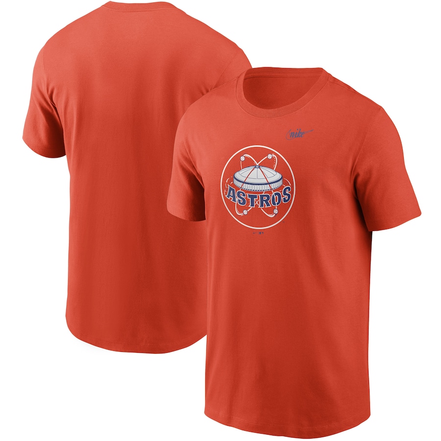 Men's Houston Astros Nike Orange Cooperstown Collection Logo T-Shirt