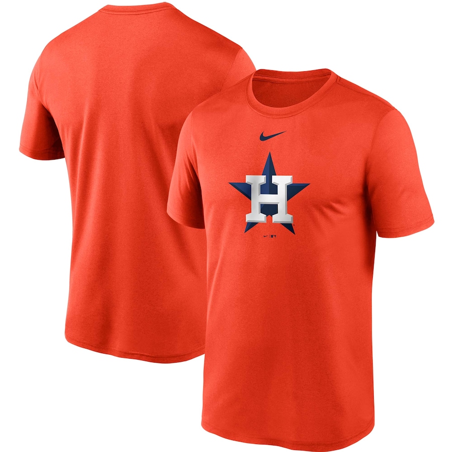 Men's Houston Astros Nike Orange Large Logo Legend Performance T-Shirt