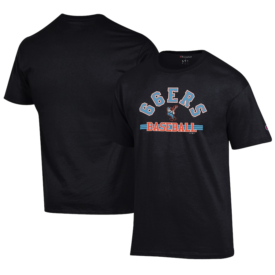 Men's Inland Empire 66ers Champion Black Jersey T-Shirt Men's Inland Empire 66ers Champion Black Jersey T-Shirt