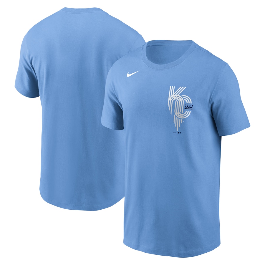 Men's Kansas City Royals Nike Light Blue City Connect Wordmark T-Shirt Men's Kansas City Royals Nike Light Blue City Connect Wordmark T-Shirt
