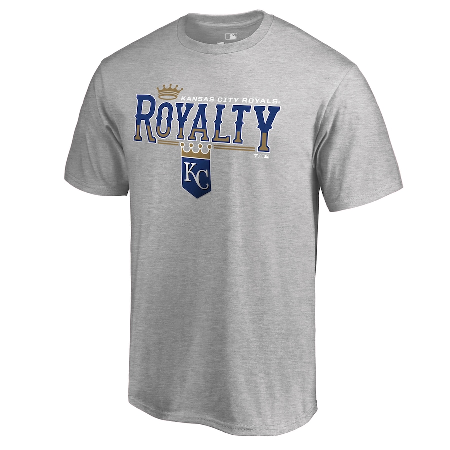 Men's Kansas City Royals Ash Hometown Collection Royalty T-Shirt Men's Kansas City Royals Ash Hometown Collection Royalty T-Shirt