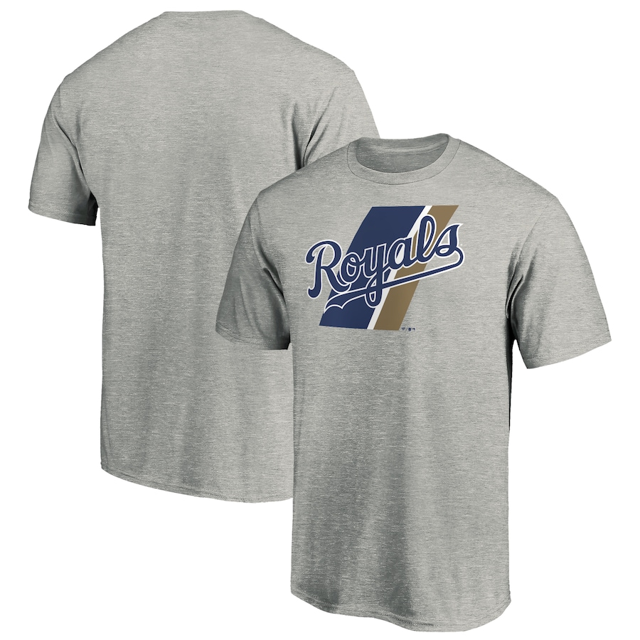 Men's Kansas City Royals Heathered Gray Team Prep T-Shirt