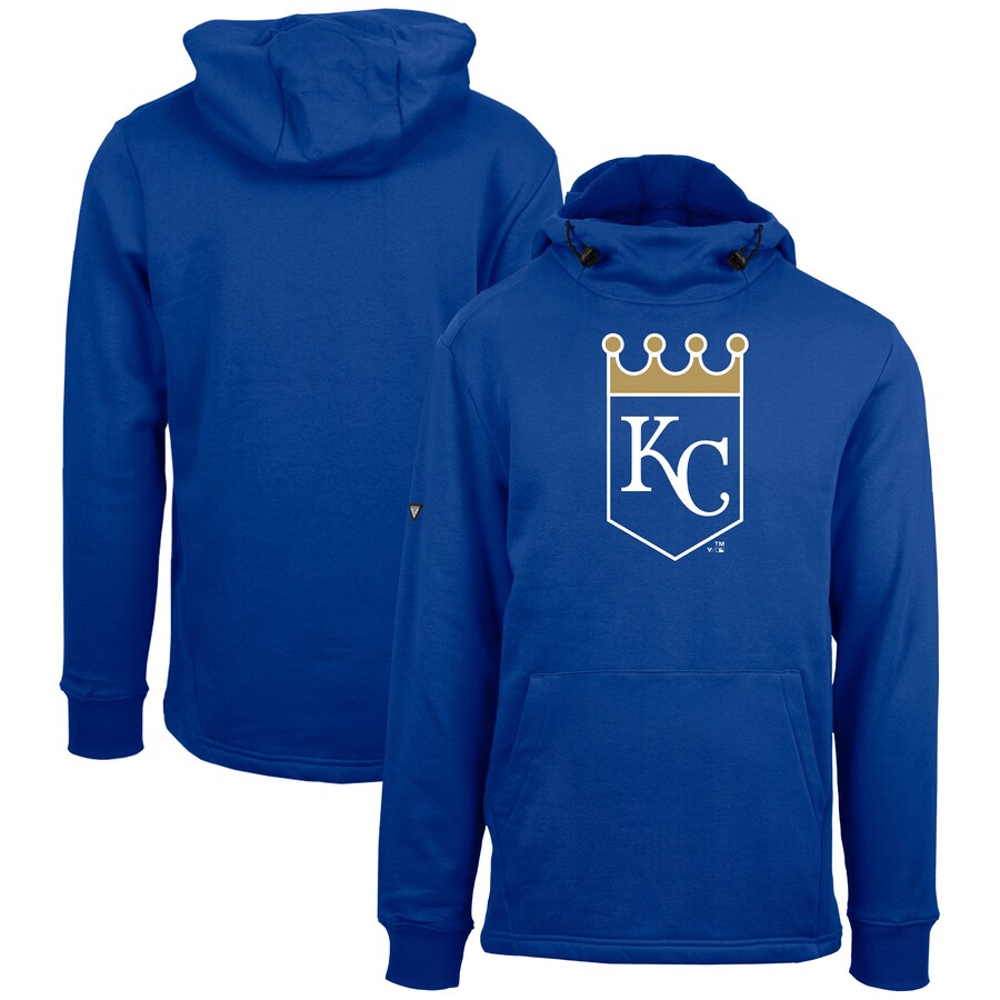 Men's Kansas City Royals Levelwear Royal Shift Sportswear Core Logo Pullover Hoodie Men's Kansas City Royals Levelwear Royal Shift Sportswear Core Logo Pullover Hoodie