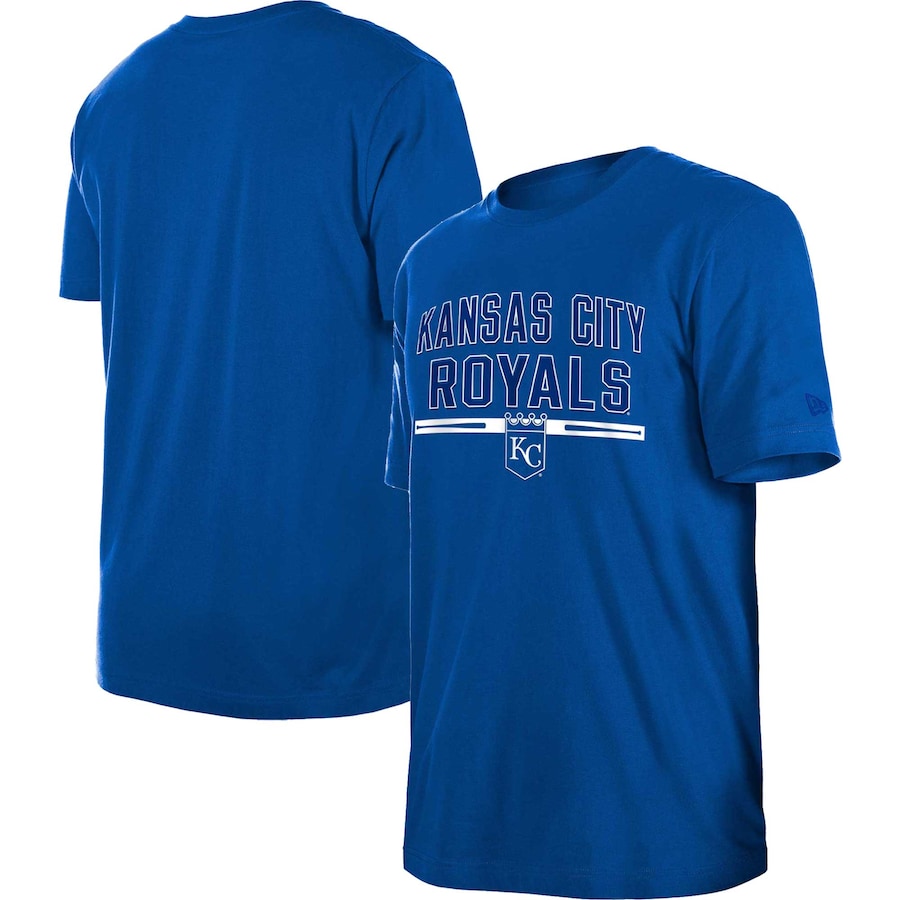 Men's Kansas City Royals New Era Royal Batting Practice T-Shirt Men's Kansas City Royals New Era Royal Batting Practice T-Shirt