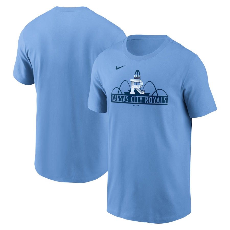 Men's Kansas City Royals Nike Light Blue 2022 City Connect Graphic T-Shirt