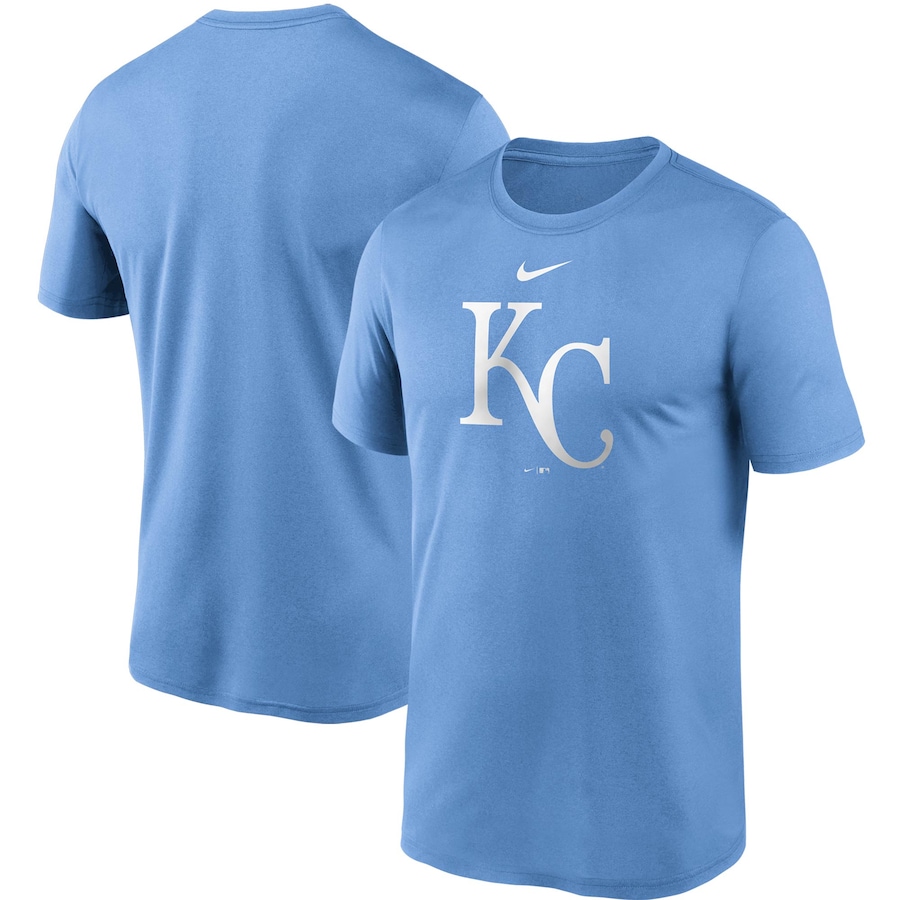 Men's Kansas City Royals Nike Light Blue Large Logo Legend Performance T-Shirt Men's Kansas City Royals Nike Light Blue Large Logo Legend Performance T-Shirt
