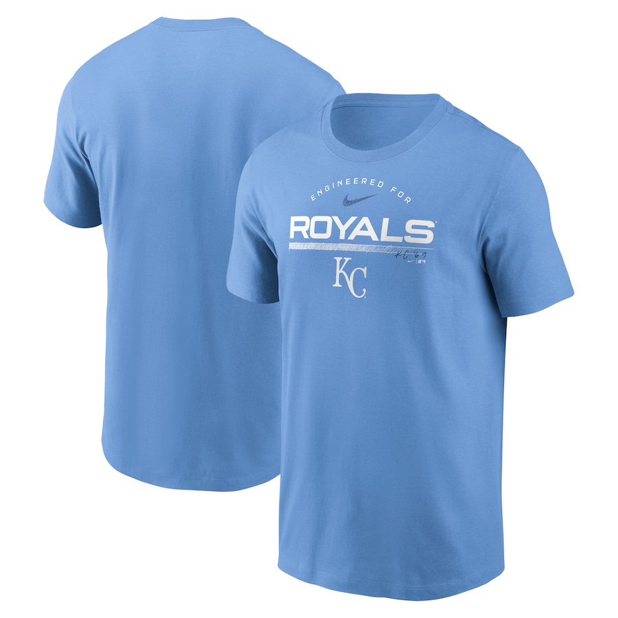 Men's Kansas City Royals Nike Light Blue Team Engineered Performance T-Shirt Men's Kansas City Royals Nike Light Blue Team Engineered Performance T-Shirt