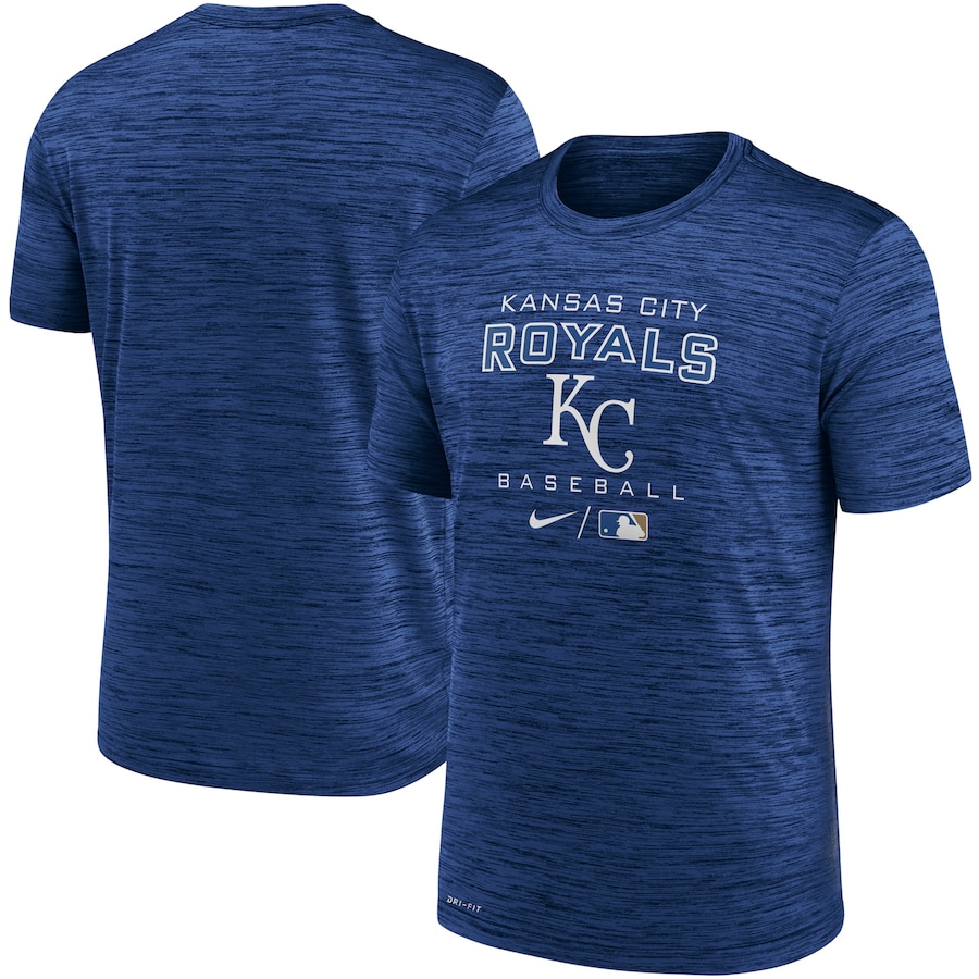 Men's Kansas City Royals Nike Royal Authentic Collection Velocity Practice Performance T-Shirt