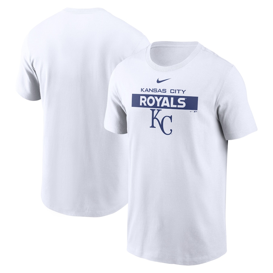 Men's Kansas City Royals Nike White Team T-Shirt Men's Kansas City Royals Nike White Team T-Shirt