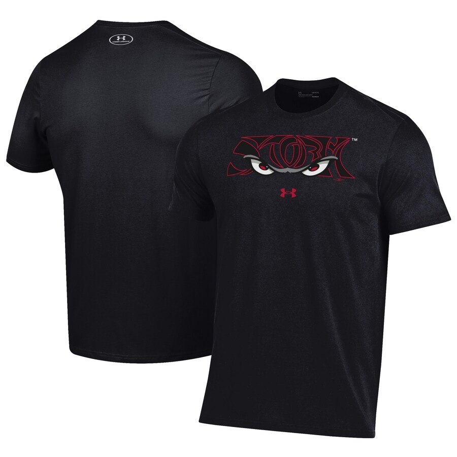 Men's Lake Elsinore Storm Under Armour Black Performance T-Shirt Men's Lake Elsinore Storm Under Armour Black Performance T-Shirt