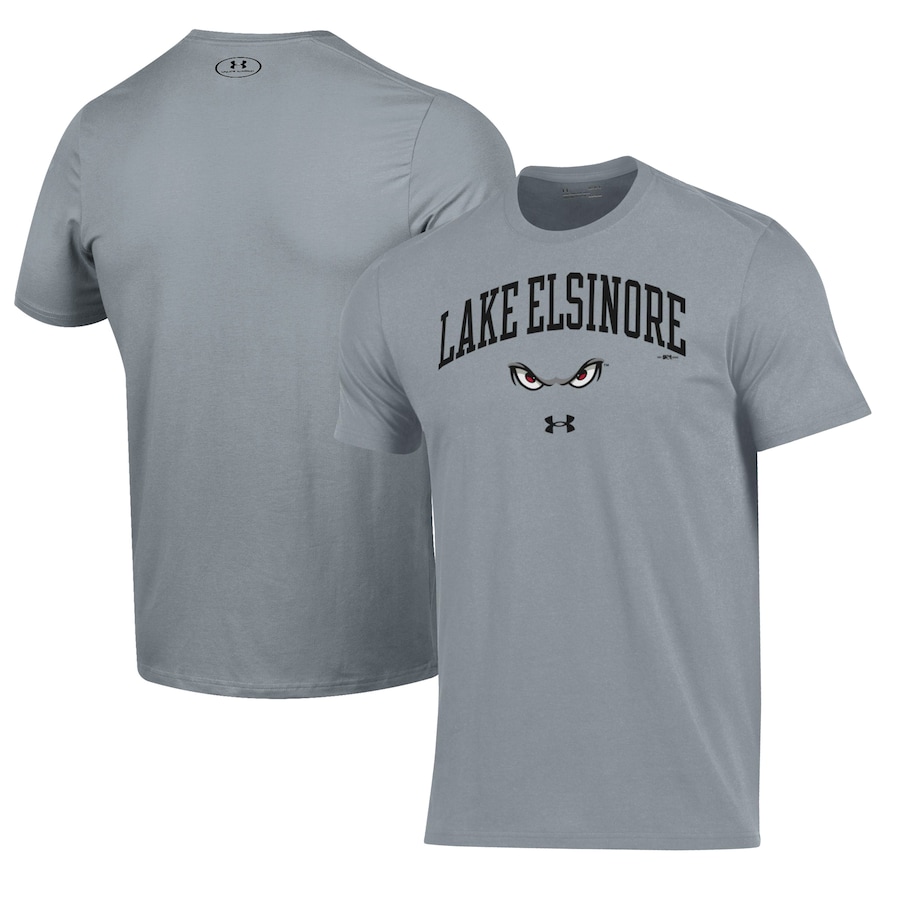 Men's Lake Elsinore Storm Under Armour Gray Performance T-Shirt Men's Lake Elsinore Storm Under Armour Gray Performance T-Shirt