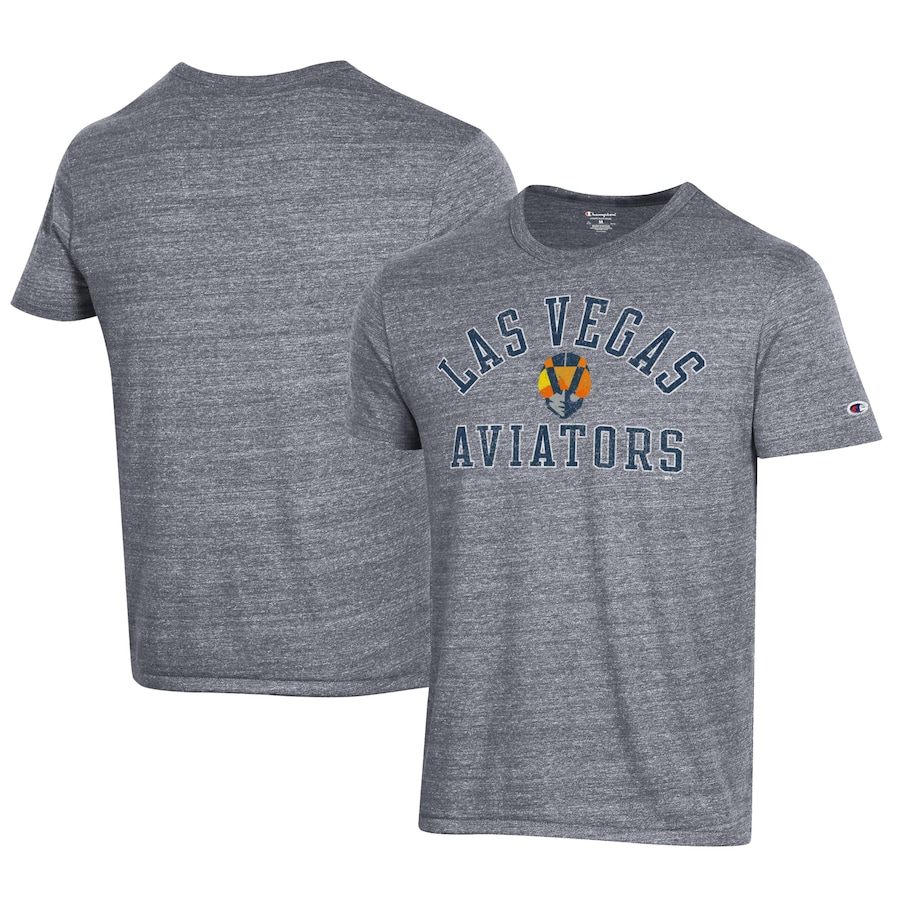 Men's Las Vegas Aviators Champion Gray Ultimate Tri-Blend T-Shirt