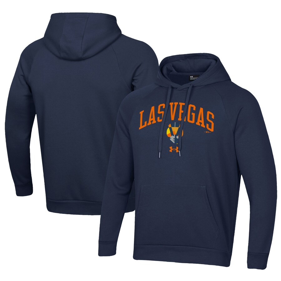 Men's Las Vegas Aviators Under Armour Navy All Day Fleece Pullover Hoodie Men's Las Vegas Aviators Under Armour Navy All Day Fleece Pullover Hoodie