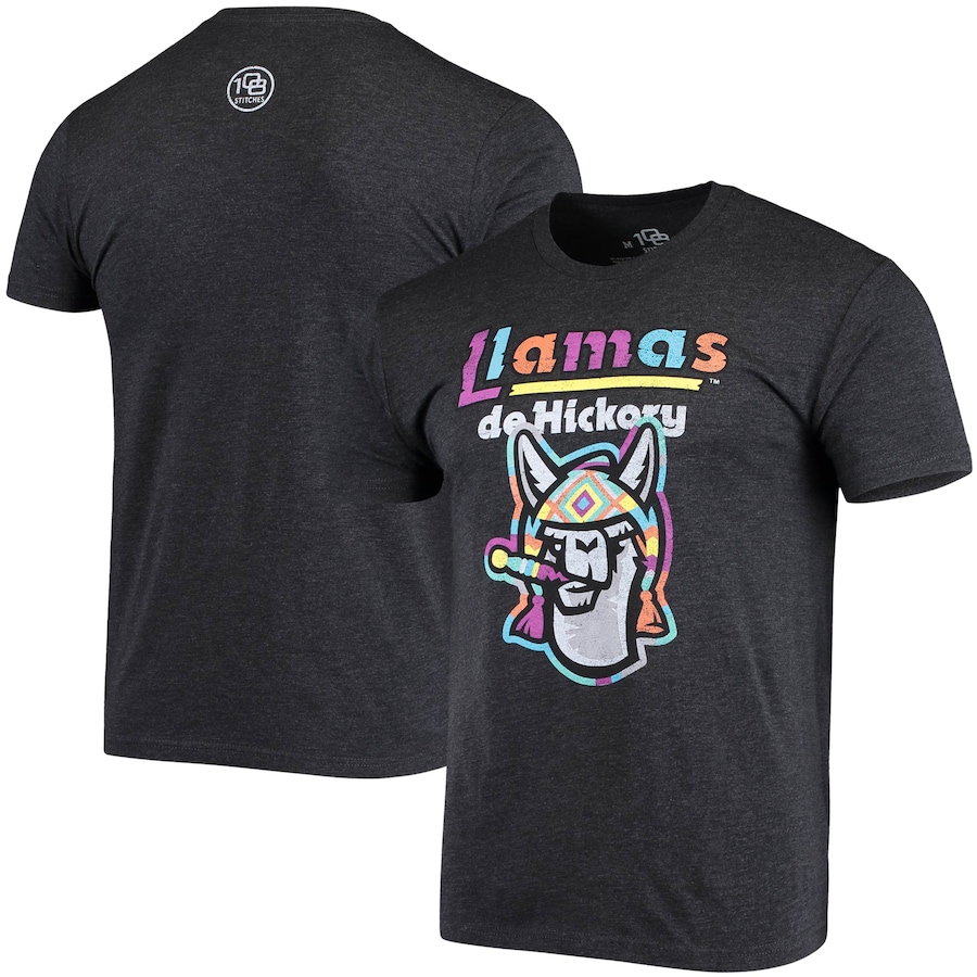 Men's Llamas de Hickory Black Copa de la Diversion Home Tri-Blend T-Shirt