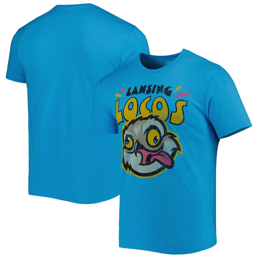 Men's Locos de Lansing Turquoise Copa de la Diversion Home Tri-Blend T-Shirt