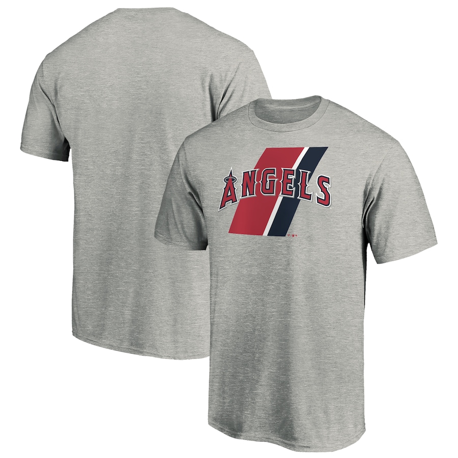 Men's Los Angeles Angels Heathered Gray Team Prep T-Shirt