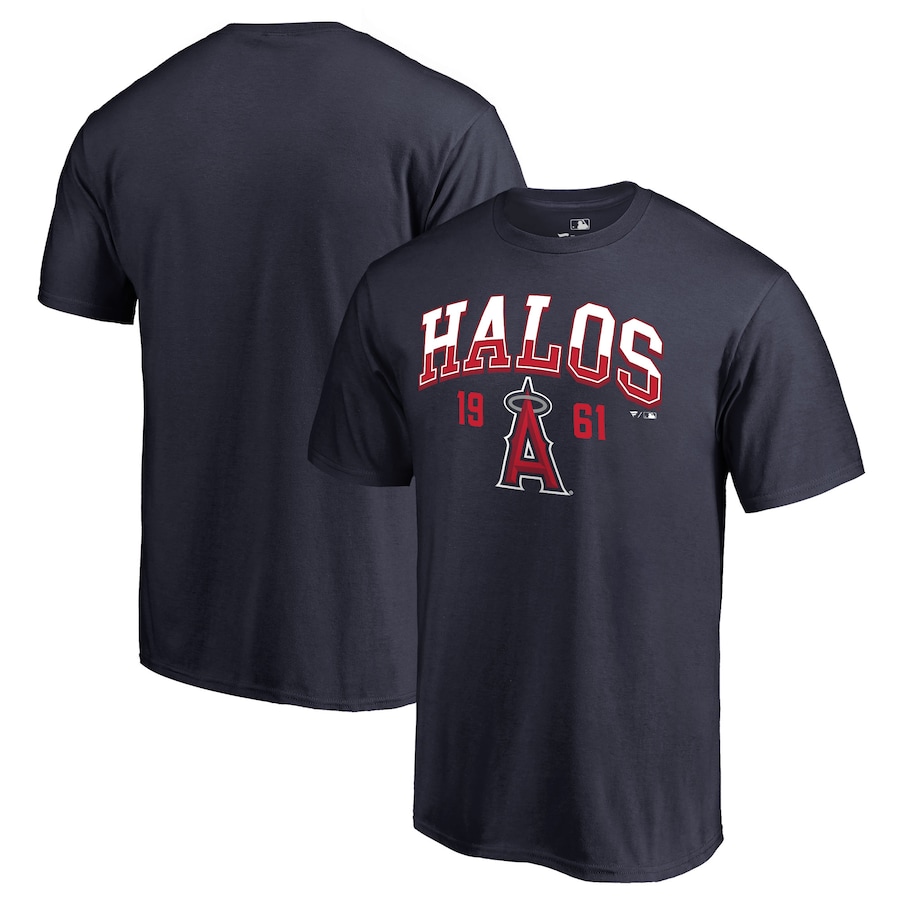 Men's Los Angeles Angels Navy Hometown Collection Halos T-Shirt Men's Los Angeles Angels Navy Hometown Collection Halos T-Shirt