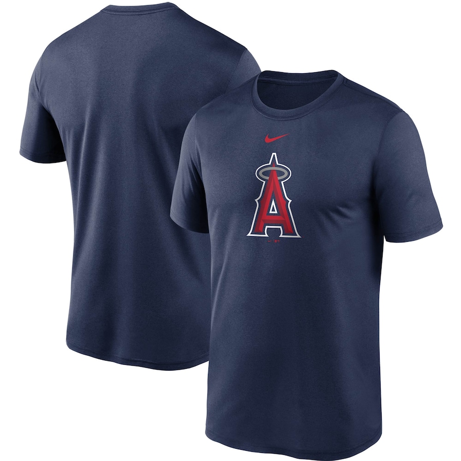 Men's Los Angeles Angels Nike Navy Large Logo Legend Performance T-Shirt Men's Los Angeles Angels Nike Navy Large Logo Legend Performance T-Shirt