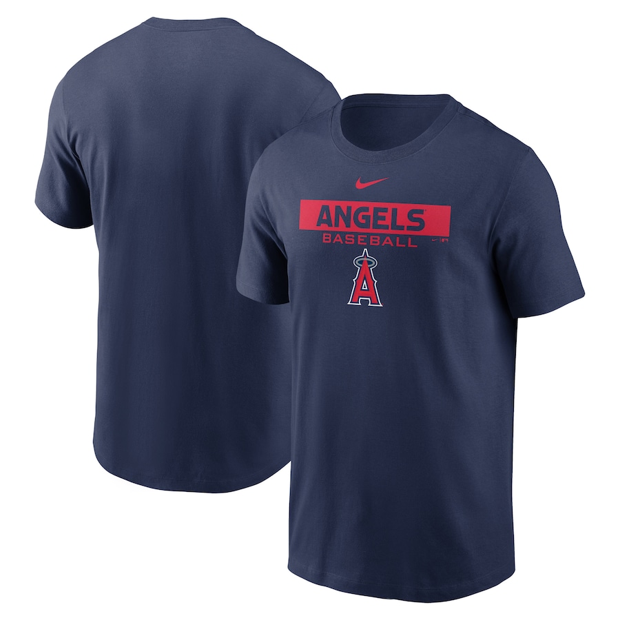 Men's Los Angeles Angels Nike Navy Team T-Shirt Men's Los Angeles Angels Nike Navy Team T-Shirt