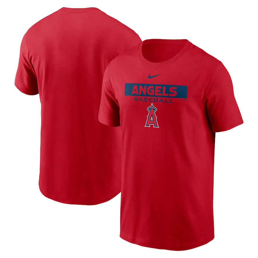 Men's Los Angeles Angels Nike Red Team T-Shirt Men's Los Angeles Angels Nike Red Team T-Shirt