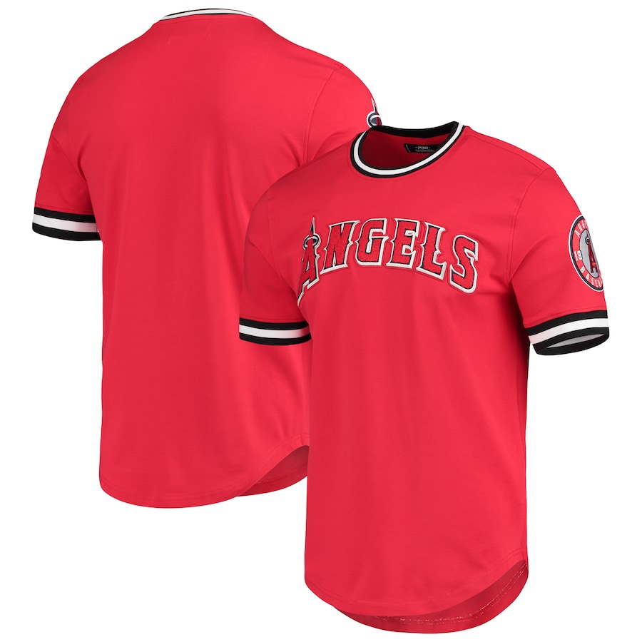 Men's Los Angeles Angels Pro Standard Red Team T-Shirt Men's Los Angeles Angels Pro Standard Red Team T-Shirt