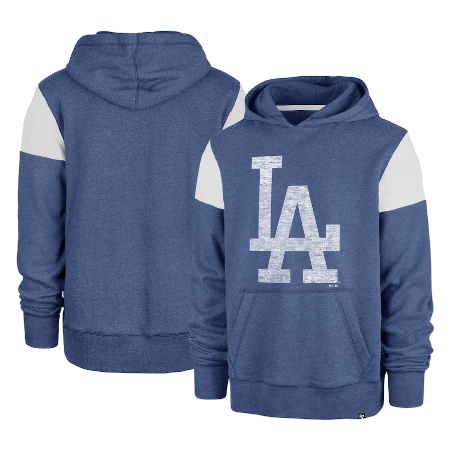 Men's Los Angeles Dodgers '47 Royal Premier Nico Pullover Hoodie Men's Los Angeles Dodgers '47 Royal Premier Nico Pullover Hoodie