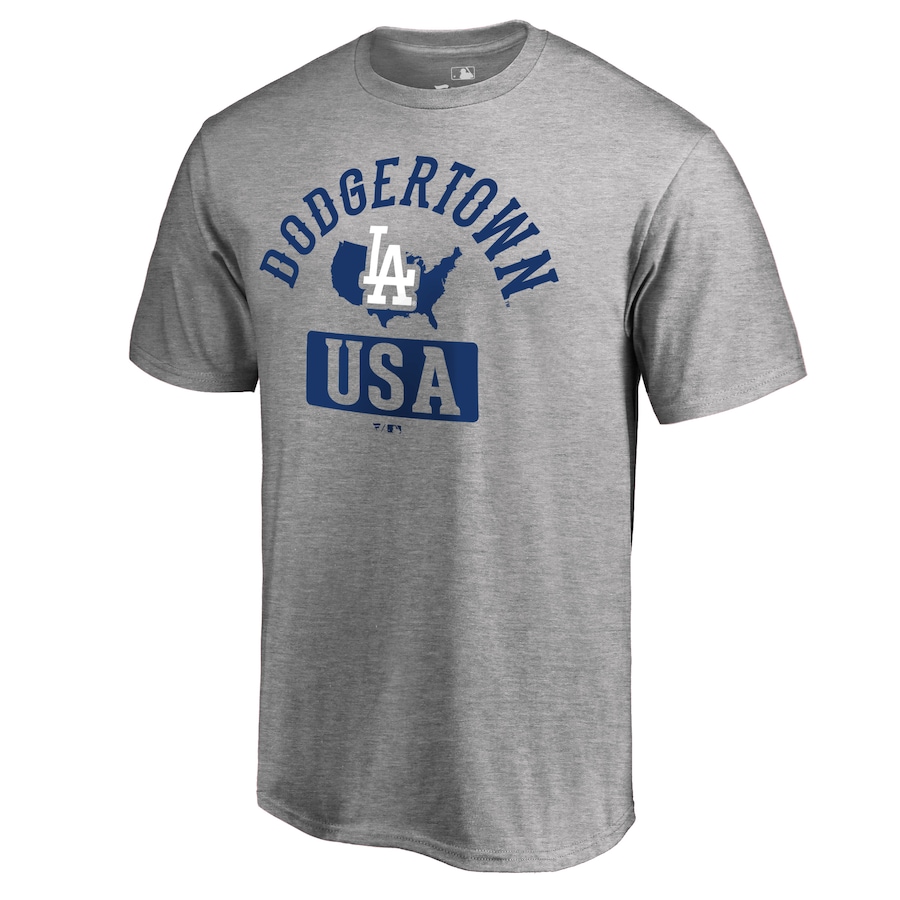 Men's Los Angeles Dodgers Ash Hometown Collection Dodgertown T-Shirt Men's Los Angeles Dodgers Ash Hometown Collection Dodgertown T-Shirt