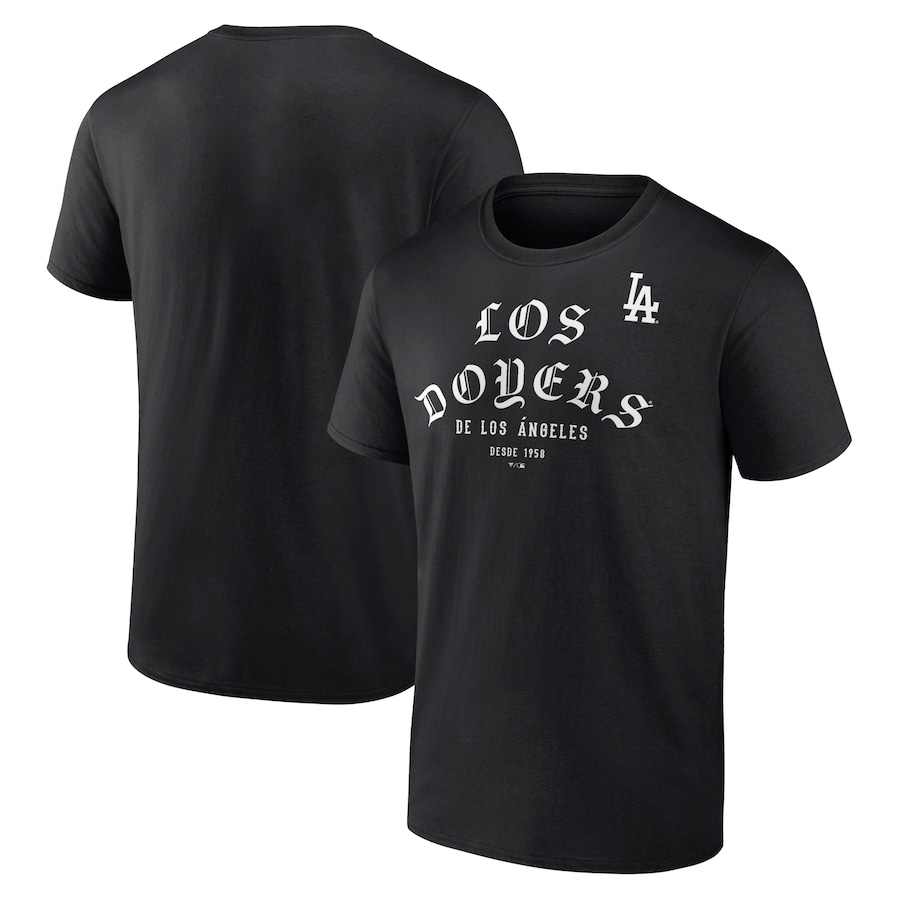 Men's Los Angeles Dodgers Black City of Angels T-Shirt Men's Los Angeles Dodgers Black City of Angels T-Shirt
