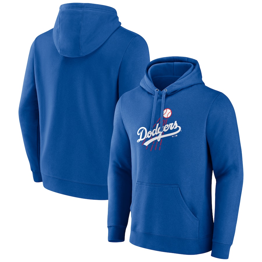 Men's Los Angeles Dodgers Royal Cooperstown Collection Pullover Hoodie Men's Los Angeles Dodgers Royal Cooperstown Collection Pullover Hoodie