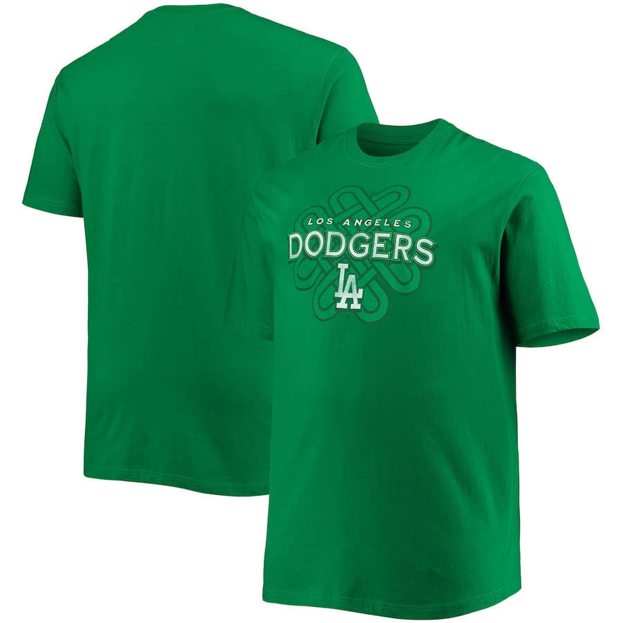 Men's Los Angeles Dodgers Kelly Green Celtic T-Shirt