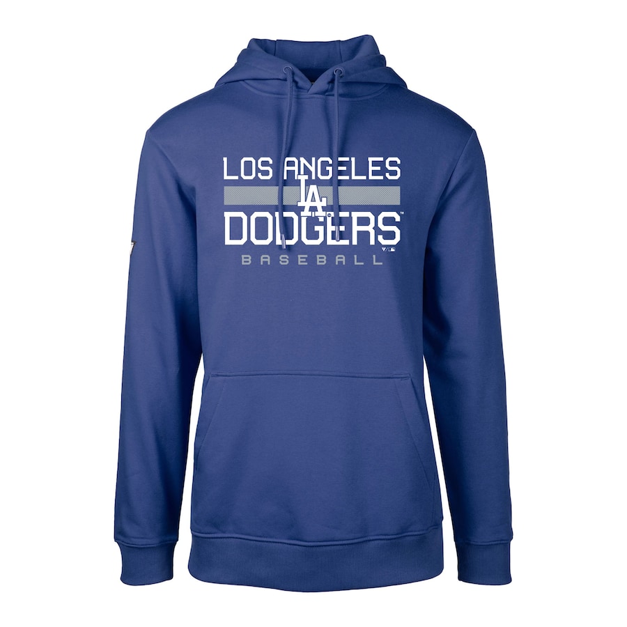 Men's Los Angeles Dodgers Levelwear Royal Podium Dugout Fleece Hoodie Men's Los Angeles Dodgers Levelwear Royal Podium Dugout Fleece Hoodie