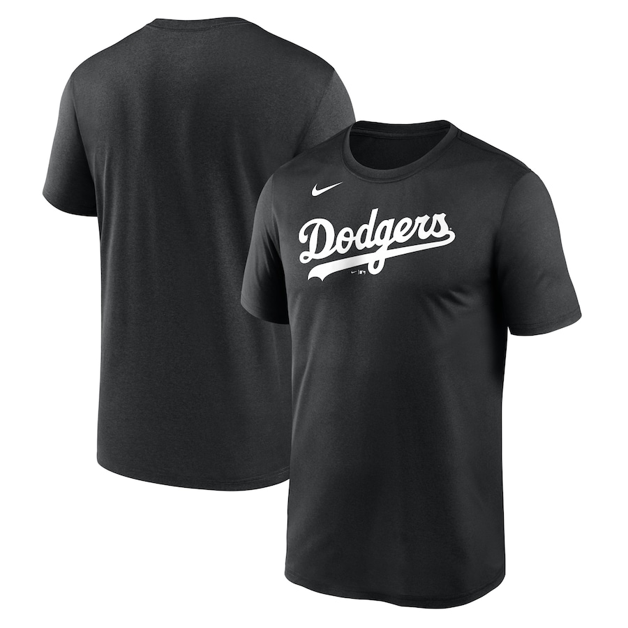Men's Los Angeles Dodgers Nike Black New Legend Wordmark T-Shirt Men's Los Angeles Dodgers Nike Black New Legend Wordmark T-Shirt
