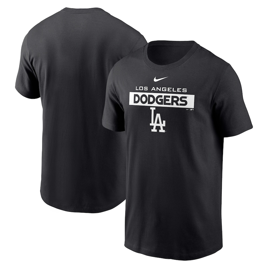 Men's Los Angeles Dodgers Nike Black Team T-Shirt