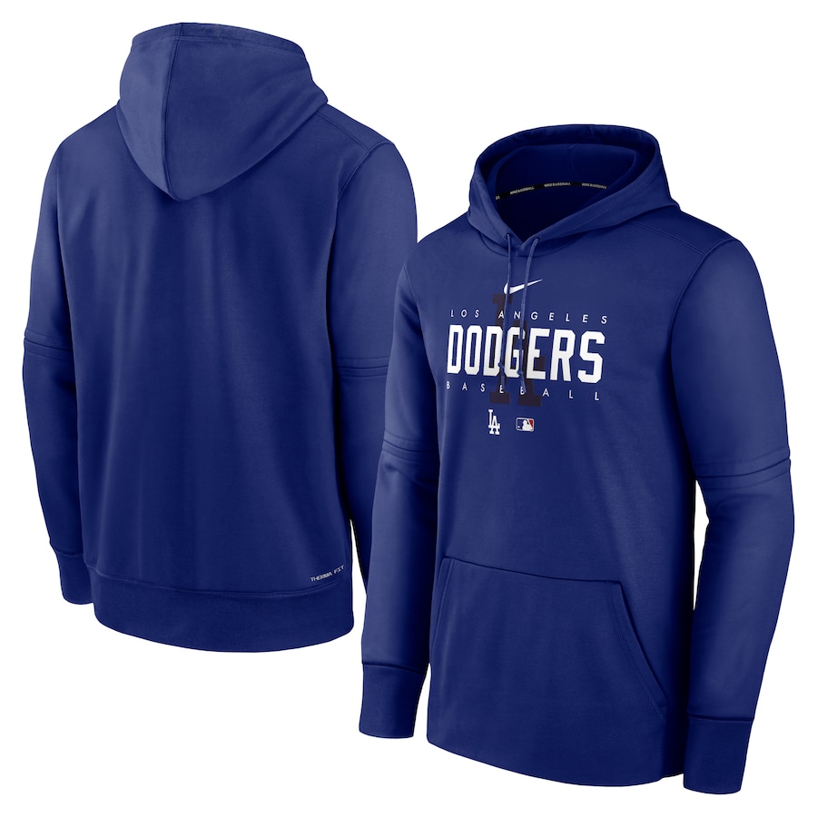 Men's Los Angeles Dodgers Nike Royal Authentic Collection Pregame Performance Pullover Hoodie Men's Los Angeles Dodgers Nike Royal Authentic Collection Pregame Performance Pullover Hoodie