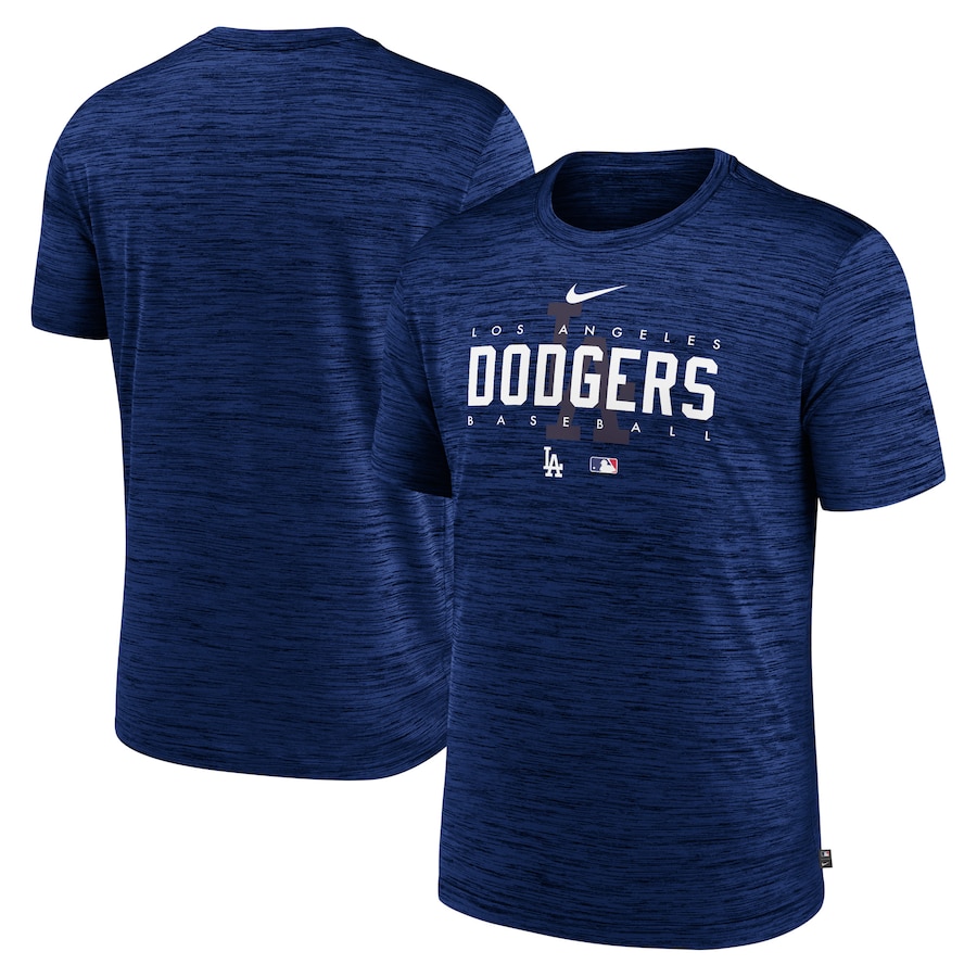 Men's Los Angeles Dodgers Nike Royal Authentic Collection Velocity Performance Practice T-Shirt