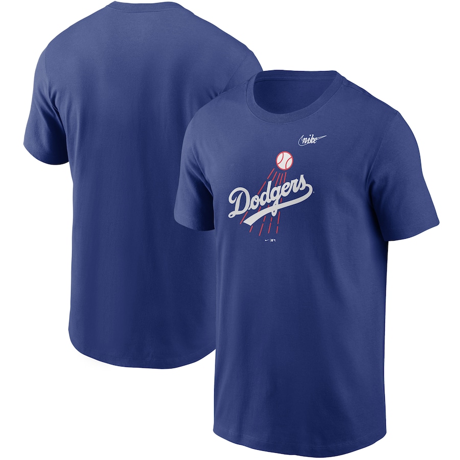 Men's Los Angeles Dodgers Nike Royal Cooperstown Collection Logo T-Shirt Men's Los Angeles Dodgers Nike Royal Cooperstown Collection Logo T-Shirt