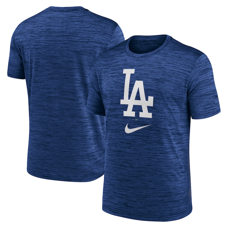 Men's Los Angeles Dodgers Nike Royal Logo Velocity Performance T-Shirt