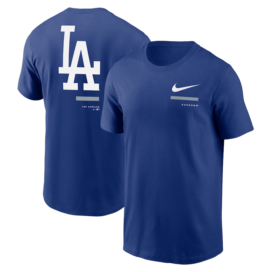 Men's Los Angeles Dodgers Nike Royal Over the Shoulder T-Shirt