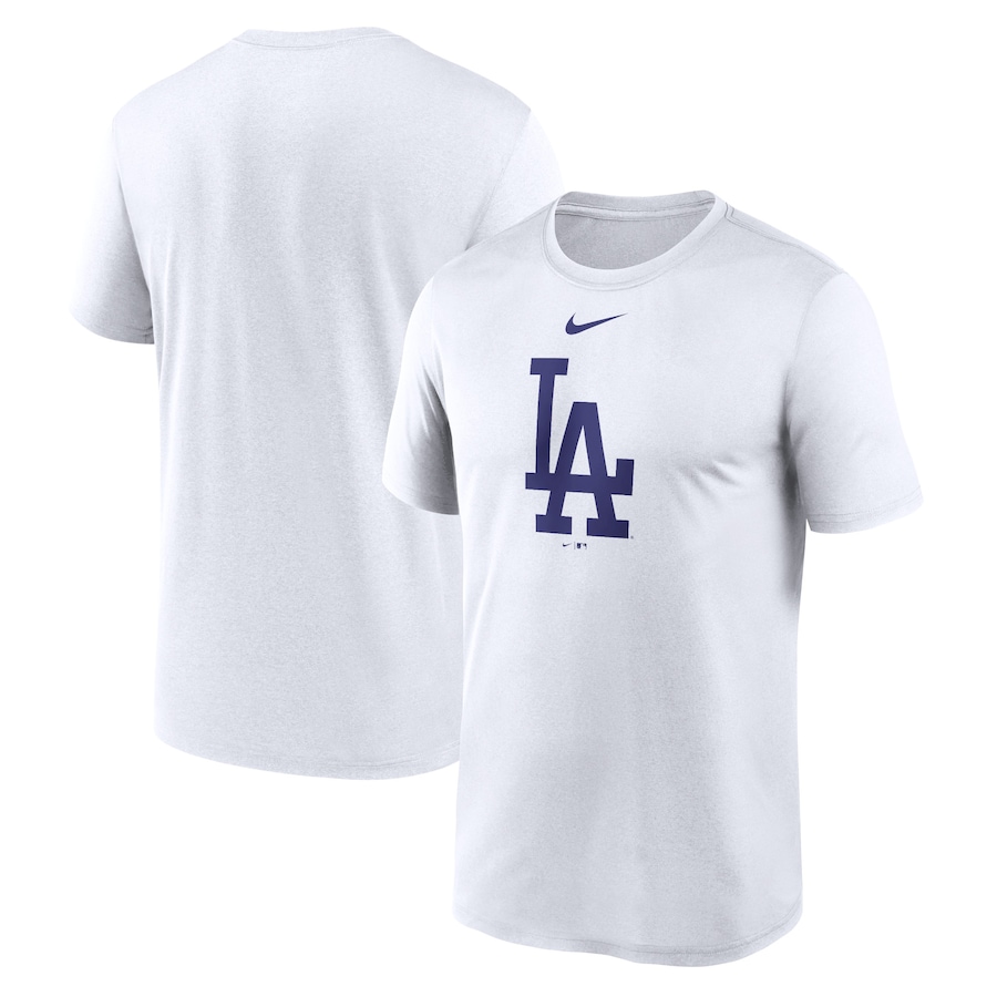Men's Los Angeles Dodgers Nike White New Legend Logo T-Shirt