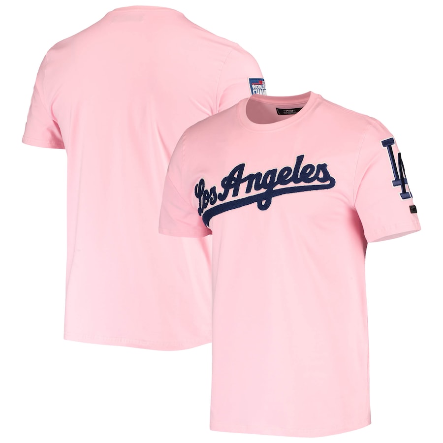 Men's Los Angeles Dodgers Pro Standard Pink Club T-Shirt