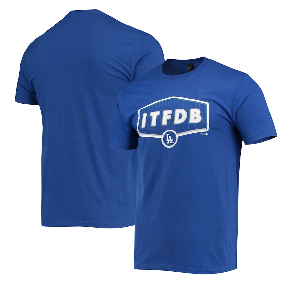 Men's Los Angeles Dodgers Royal Local Tri-Blend T-Shirt