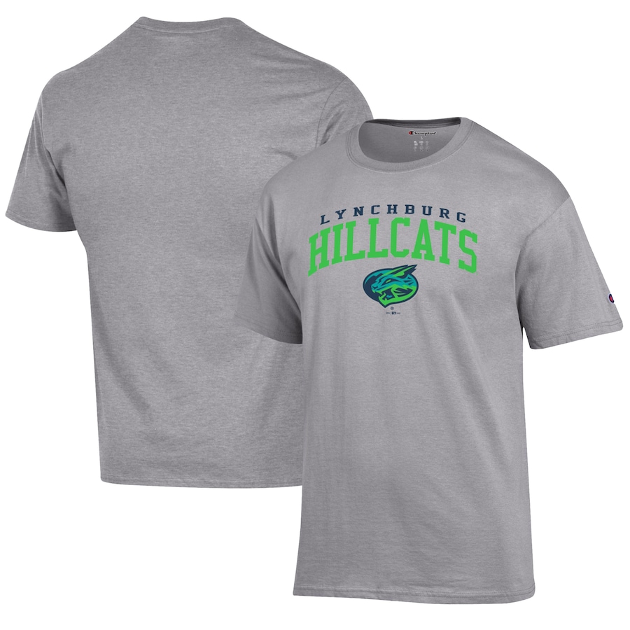 Men's Lynchburg Hillcats Champion Gray Jersey T-Shirt