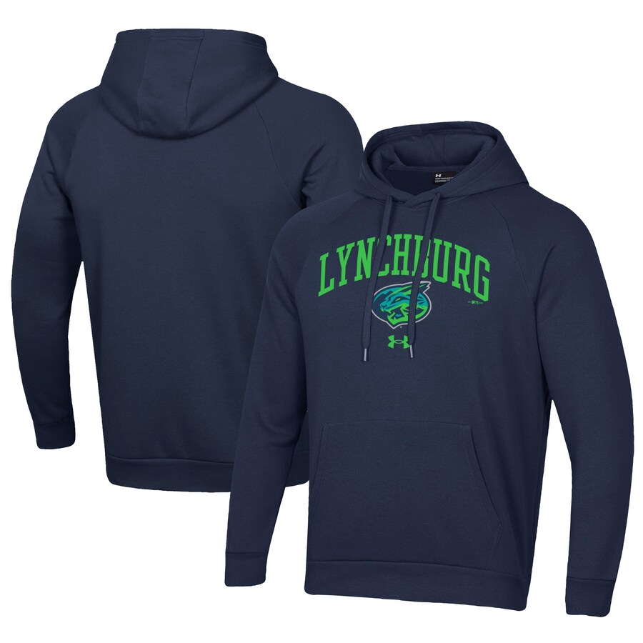 Men's Lynchburg Hillcats Under Armour Navy All Day Fleece Pullover Hoodie Men's Lynchburg Hillcats Under Armour Navy All Day Fleece Pullover Hoodie